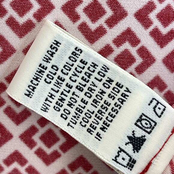 Max Studio Women Dress Size XS Geometric Red - Picture 8 of 14